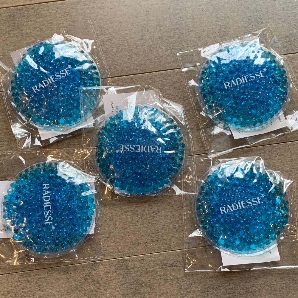 Set of 5 New Hot/Cold Therapy Eye/Face Gel Packs
